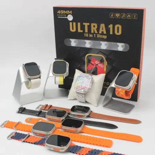 Ultra 10-in-1 Smart Watch With 3 Gifts