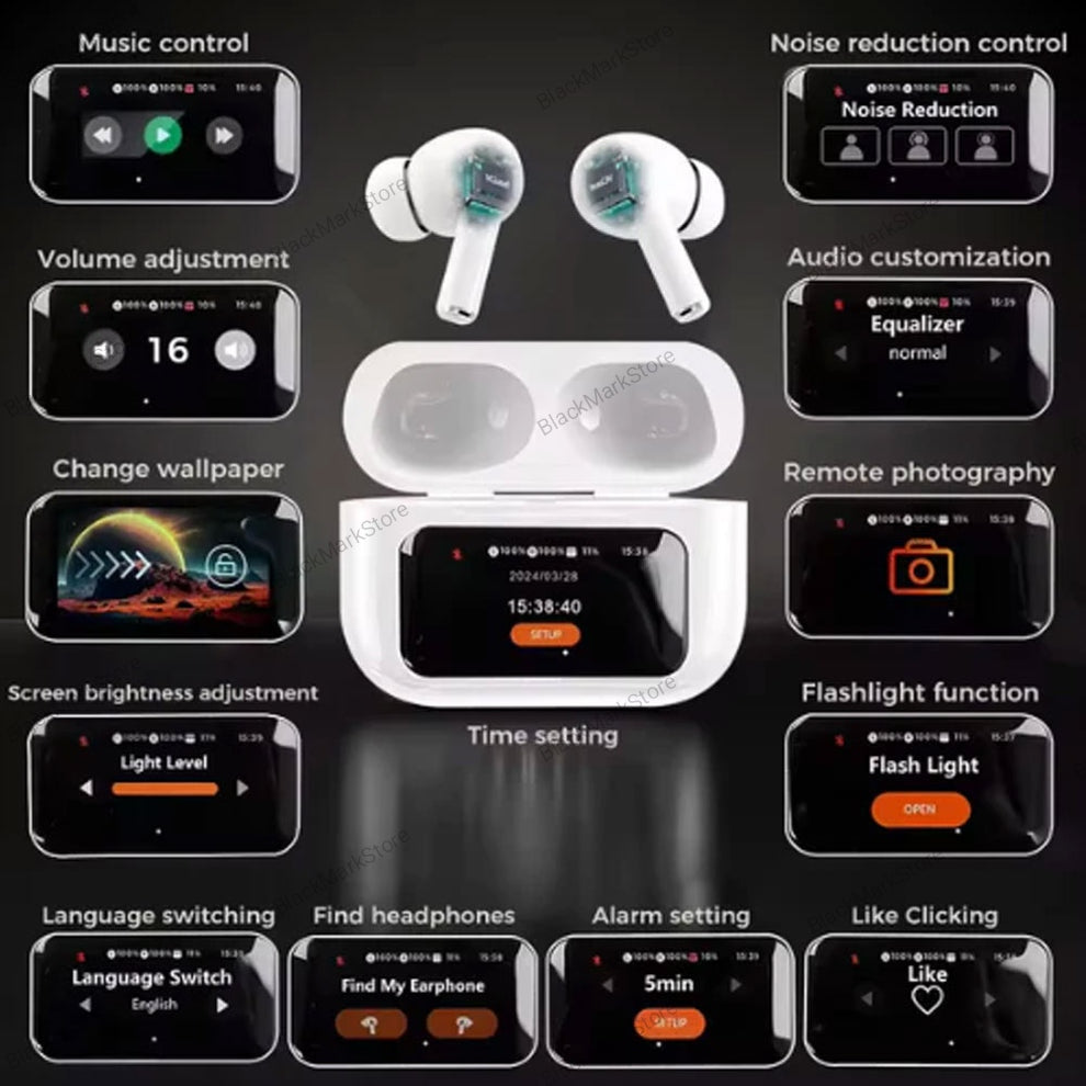 A9 Pro Max ANC AirPods Lcd With 3 Gifts