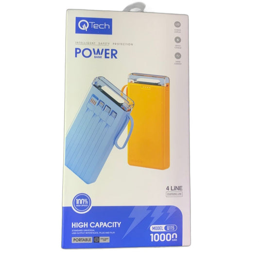 Power Bank 10000 mAh Original Led With 3 Gifts