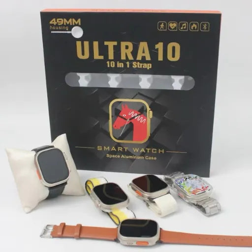 Ultra 10-in-1 Smart Watch With 3 Gifts