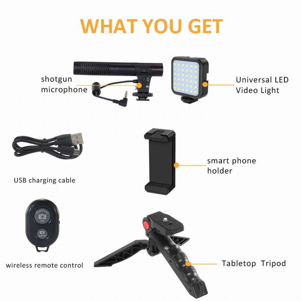 Vlogging Video Making Kit With 3 Gifts